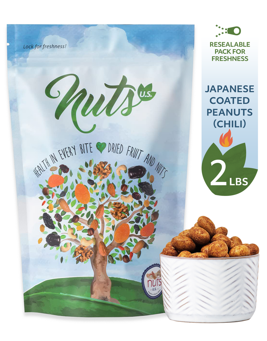 Japanese Style Coated Peanut Crackers | Chili Flavor – Nuts US