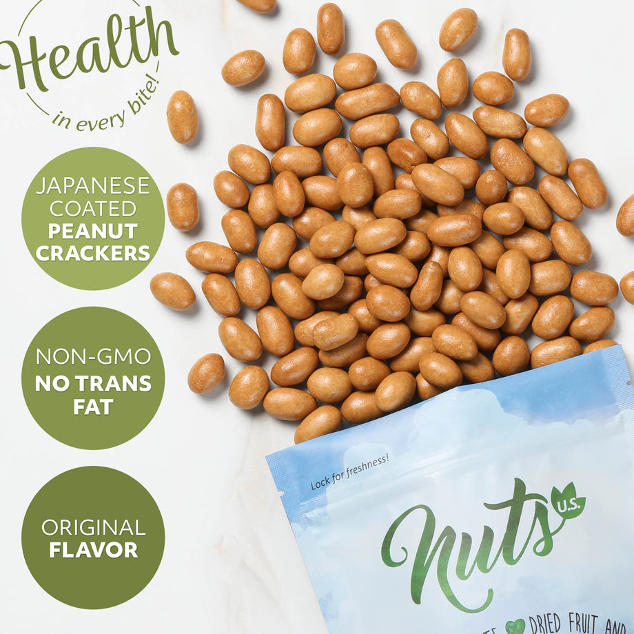 Japanese Style Coated Peanut Crackers | Original Flavor – Nuts US