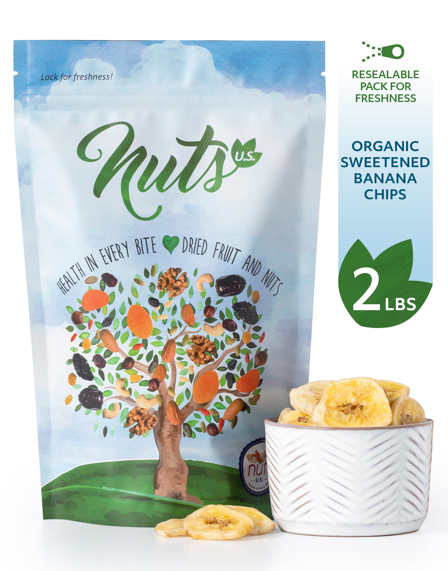 Organic Dried Banana Chips – Its Delish